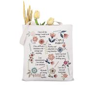 KUIYAI Midwife Canvas Tote Bag Gift For OB Nurse Obstetrician Gynecologist Gift Midwife Thank You Gift (I'm midwife toteUK)