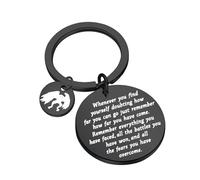 KUIYAI Mothman Keychain, Mothman Jewelry, Cryptid Creature Inspired Keychain Cryptozoologist Gift Antisocial Butterfly Lover Gift(wheneverMothman)