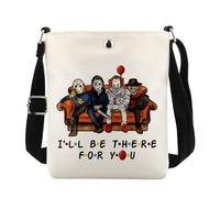 KUIYAI Movie Killers Gift, Horror Characters Crossbody Bag, Halloween Party Favor, I'll Be There for You (there for youXK)