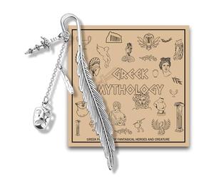 KUIYAI Muse of Tragedy, Gr oddess Charm Bookmark for Book Lover, History Lover Gift, Mythology Goddess Gift(cryMaskUK)