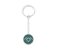 KUIYAI Mystery Tv Show Inspired Gift, The Red Room Keychain, Owl Symbol Keychain for Fans, Black Lodge (owl symbolUK)