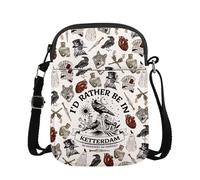 KUIYAI No Mourners No Funerals, I'd Rather Be In Ketterdam Crossbody Bag, Crooked Kingdom Gift, Literary Gift (rather in katterdamUK)