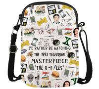KUIYAI Novelty Inspired Gift Science fiction TV Show Zipper Messenger Bag TV Show Merchandise(watchingX)