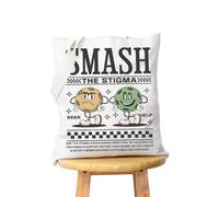 KUIYAI Overdose Awareness Gift Soberversary Sober Gift Addiction Recovery Shopping Bag(smashStigma)