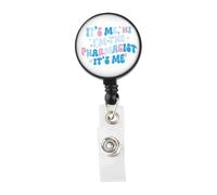KUIYAI Pharmacist Badge Reel Pharmacy Expert Gift Pharmacist Inspiration Gift Pharmacy Tech Gift (Pharmacist Badge)