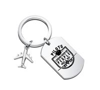 KUIYAI Pilot Gift, Pilot Keychain,Airline Gift, Pilots Looking Down on People Since 1903 (pilot looking downUK)