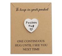 KUIYAI Pocket Hug Token Gift Idea Going Away Gift Long Distance Relationship Gift for Girlfriend Boyfriend (in your pocket cardUK)