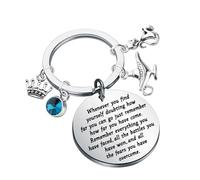 KUIYAI Princess Movie Inspired Keychain Princess Cartoon Movie Gift Fairy Tale Fan Gift (wheneverjasmine)
