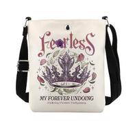 KUIYAI Romantasy Book Lover Gift, My Forever Undoing Crossbody Bag, Fantasy Reader Gift, Bookish Merch(forever undoingUK)