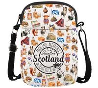 KUIYAI Scotland Vacation Gift Scotland Trip Gift, Scottish Crossbody Bag for Travel/Shopping(scotland vocation)
