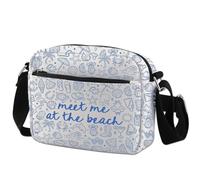 KUIYAI Summer Beach Crossbody Bag Vacation Merchandise Meet Me At The Beach Shoulder Bag(atTheBeach)