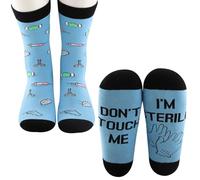 KUIYAI Surgical Technologists W ift Surgery Nurse Socks For Surgical Technologist Surgeon(don’tTouchMe)