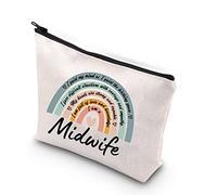 KUIYAI Trainee Midwife Gift Future Midwife Gift Midwife Thank You Gift Midwife Zipper Pouch Cosmetic Bag (I am a Midwife)