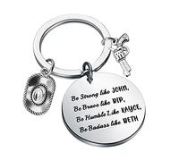 KUIYAI TV Show Merchandise Gift Be Like John Rip Kayce Beth Keychain Cowboy Gift Ranch Inspired Keychain Gift Movie Fans Gift, Humblebadassk, S