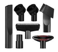 KUIZHEN 7Pcs Vacuum Cleaner Accessories, 32/35 mm Universal Vacuum Cleaner Attachment, henry hoover attachments for Henry & Shark Hoover Vacuums Brush Nozzle Crevice Tool(Black)