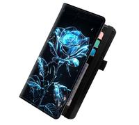 KUJKBFWJ Checkbook Cover for Personal Checkbook, Checkbook Holder with Pen Holder & Built-in Clear Plastic Divider for Duplicate Checks, 6, Beautiful Flower, 7.8 x 4.7 x 0.3 inches, Contemporary