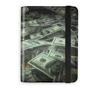 KUJKBFWJ RFID Blocking Passport Holder Wallet - Premium Leather Travel Accessories for Women & Men, Secure Card Case Organizer, 6, Bill, 4.25 * 5.6 IN, Classic