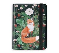 KUJKBFWJ RFID Blocking Passport Holder Wallet - Premium Leather Travel Accessories for Women & Men, Secure Card Case Organizer, 15, Strawberry Fox, 4.25 * 5.6 IN, Classic