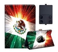 KUJKBFWJ Universal 7.9" 8.0" 8.4" 8.9" 9" Tablet Case,Protective Cover Stand Folio Case for 7-9 Inch Tablet,Tablet Case Cover for iPad, Samsung, Other Tablet, The Flag of Mexico
