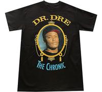 kuju Men's Dr.Dre The Chronic T-Shirt Graphic Tee for Men Black XXL