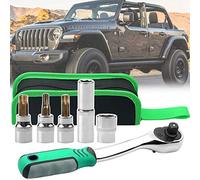 Kujunpao Hard Top Door Removal Torx Set Tool Kit Replace 82214166AB 68361574AB Compatible with 2007-2019 Jeep Wrangler JL JK 2-4 Doors