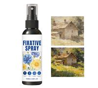 Kukecai Fixative Spray For Art, Color Fixing Spray For Pencil, Charcoal And Pastel Drawings, Oil Pastels Sprays For Oil Painting, Color Fixing, Shaping, No-Yellowing, Protect The Colors, 100ml