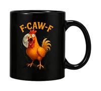 Kukecai Funny Chicken Mugs, 11oz Ceramic Coffee Mug, Novelty Rooster Coffee Mug, Humorous Animal Tea Cups for Men Women, Drinking Cups for Animal Lover's, Farmhouse, Home Decor