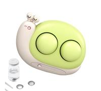 Kukecai Lens Cleaner Case, 2-in-1 Ultrasonic High-Frequency Electric Lens Cleaner, Soft Lenses Holder Travel Case, Small & Portable Storage Box for Soft, Hard, Colored Lenses Home Travel