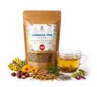 KUKER Chakra Tea Loose Leaf 50g - Herbal Tea Blend with Rose Hips, Calendula, Lavender & Bulgarian Rose - Floral Detox Tea for Balance & Relaxation - Premium Loose Leaf Herbal Tea for Mindful Rituals