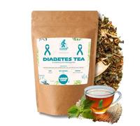 KUKER Diabetics Tea, Blood Sugar Controller - Peppermint & Cinnamon Infusion, Loose Leaf - 100g