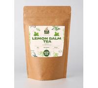 KUKER® Lemon Balm 20 TEA BAGS Dried Lemon Balm Herb - Melissa Officinalis Leaves Relaxing and Calming Melissa 40g Herbal Blend Natural Plant, Caffeine-Free, 20 Unbleached Tea Bags