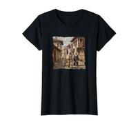 Kukeri Bulgarian Traditional Costume Surva Value Graphic T-Shirt, Women, Black, S