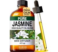 KUKKA Jasmine Essential Oils - 118ml - for Hair, Skin, Diffuser, Aromatherapy & DIY Soap Making Scent