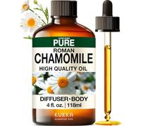 KUKKA Roman Chamomile Essential Oil for Tranquil Retreats and Peaceful Relaxation - Roman Chamomile Essential Oil 118ml - Soothing, Comforting and Calming - 100% Authentically Sourced Premium Oils