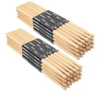 kukmakri 24 Pair 7A Drum Sticks, Premium Maple Wood Drumsticks, Wood Tip Drumsticks for Rock Band Musical Instrument, Drum Sticks for Adults and Beginners