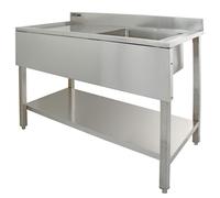Commercial Sink Stainless Steel Catering Kitchen Single Bowl 1.0 Unit LH Drainer