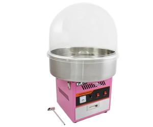KuKoo Cotton Candy Floss Maker & Dome Commercial Retro Pink Stainless Steel, 51cm x 83cm x 51cm