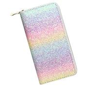 KUKOO Glitter Wallet for Women Shiny Long Phone Clutch Purse Ladies Card Holder