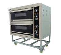 KuKoo Commercial Baking & Pizza Oven, Large Twin Deck Stone Base, Electric Single / Three Phase Silver
