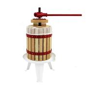Fruit Press 12 Litre Solid Oak & Steel Manual Spindle Includes 3 Straining Bags
