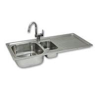 MonsterShop Premium Stainless Steel Kitchen Sink and Confetti Tap