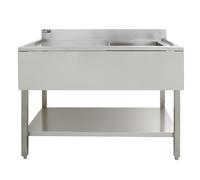 KuKoo Stainless Steel Catering Sink - Left Hand Drainer