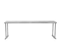 KuKoo Stainless Steel Single Tier Shelves, 180 x 45 x 30cm (WxHxD), 100kg Capacity, Silver #304