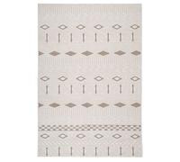 Kukoon Beige Cream Scandi Textured Looped Pile Area Rug in Off-White | Size: 120 cm x 170 cm Kukoon Off-White 120 cm x 170 cm
