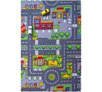 Kukoon Childrens Toy Car Roads Soft Play Mat 100cm x 165cm in Grey | Size: 100 cm x 160 cm Kukoon Grey 100 cm x 160 cm