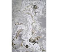 Kukoon Grey Gold Metallic Distressed Marble Rug in Metallic Gold | Size: 80 cm x 150 cm Kukoon Metallic Gold 80 cm x 150 cm