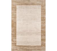 Kukoon Natural Beige Distressed Bordered Rug | Size: 120 cm x 170 cm Kukoon Beige 120 cm x 170 cm