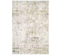 Kukoon Olive Green Grey Distressed Tweed Embossed Rug in Dark Olive | Size: 80 cm x 150 cm Kukoon Dark Olive 80 cm x 150 cm