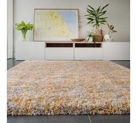 Kukoon Orange Silver Super Soft Shaggy Area Rug in Copper | Size: 160 cm x 230 cm Kukoon Copper 160 cm x 230 cm