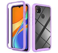 Kukoufey Case for Xiaomi Redmi 9C / Redmi 9 Activ M2006C3MII,Anti-fall and Shock Absorber Mobile Phone Case for Xiaomi Redmi 10A 220233L2G / Redmi 9C NFC Case Cover Case Purple